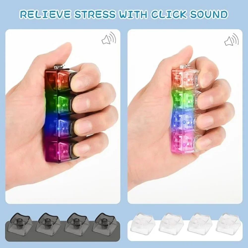 Office Tech And Gadgets - 1pcs LED Keyboard Keycap Stress Relief