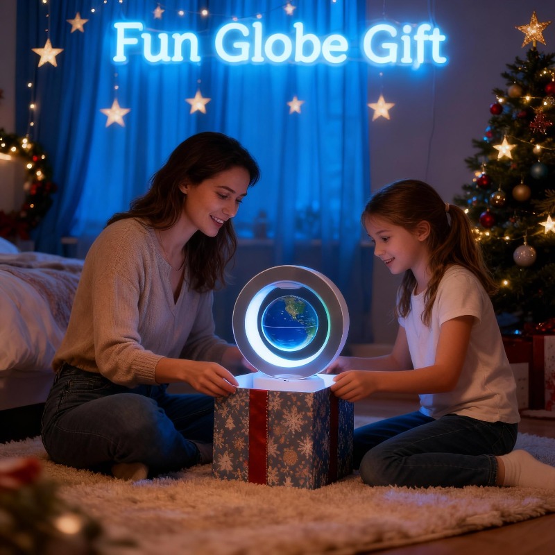 Office Tech And Gadgets - Levitating Globe Bluetooth Speaker Floating Lamp
