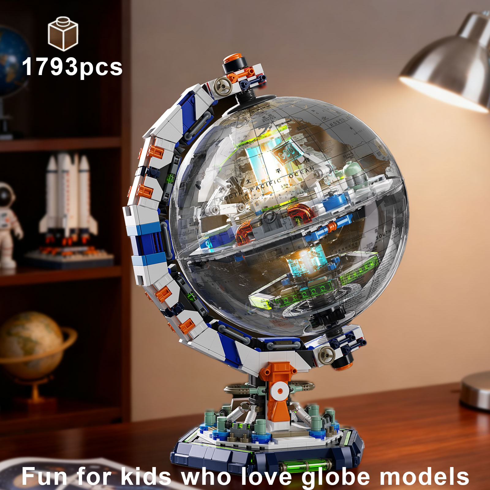 KAVOWORLD 1793PCS Sci-Fi Skyve - Office Tech And Space recension och pris