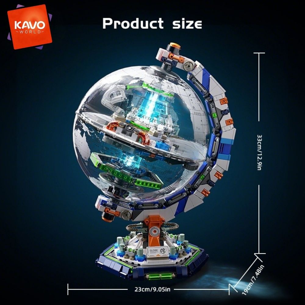 KAVOWORLD 1793PCS Sci-Fi Skyve - Office Tech And Space recension och pris