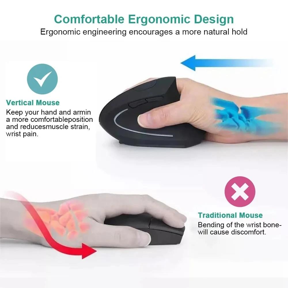 Vertical Mouse Ergonomic Mouse - Ergonomic Mouse Vertical recension och pris