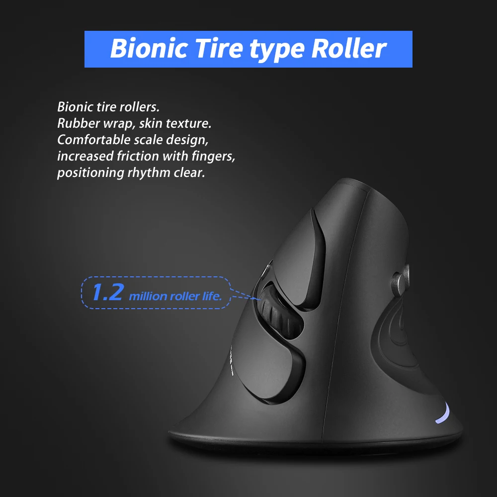 ZELOTES F-17 6 Keys Ergonomic  - Ergonomic Mouse Vertical recension och pris