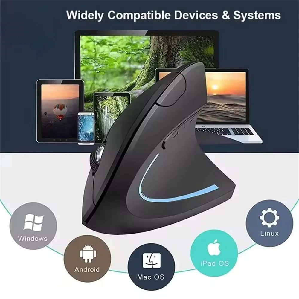 Vertical Mouse Ergonomic 2.4GH - Ergonomic Mouse Vertical recension och pris