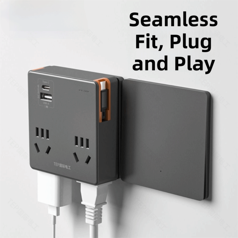 Tech Accessory Flat Plug Power - Office Tech And Space recension och pris