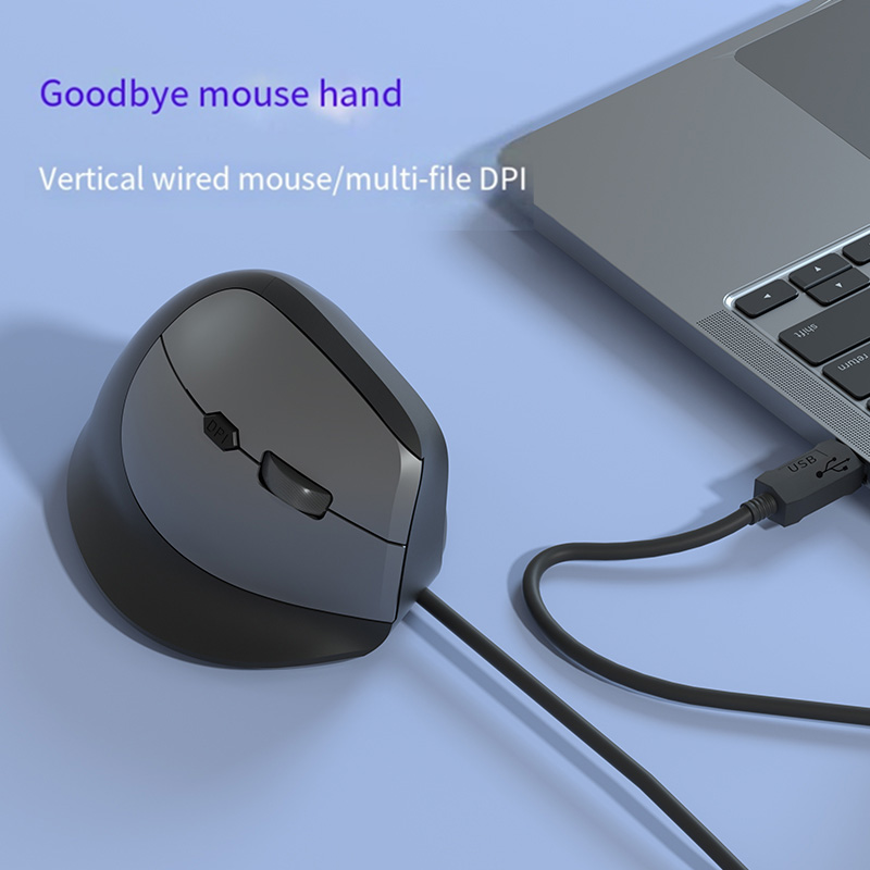 Wired Right Hand Vertical RGB  - Ergonomic Mouse Vertical recension och pris