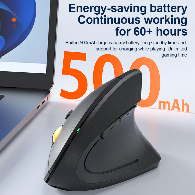 2.4GHz Bluetooth Wireless Mous - Ergonomic Mouse Vertical recension och pris