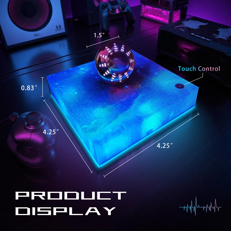 Levitating UFO Lamp Floating 3 - Office Tech And Gadgets recension och pris