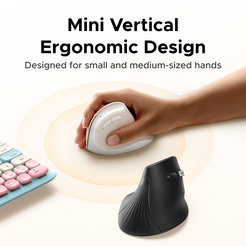 UGREEN Vertical Mouse Wireless - Ergonomic Mouse Vertical recension och pris