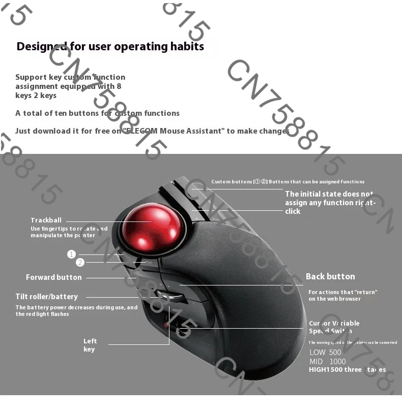 Custom Settings for AutoCAD，2. - Ergonomic Mouse Vertical recension och pris