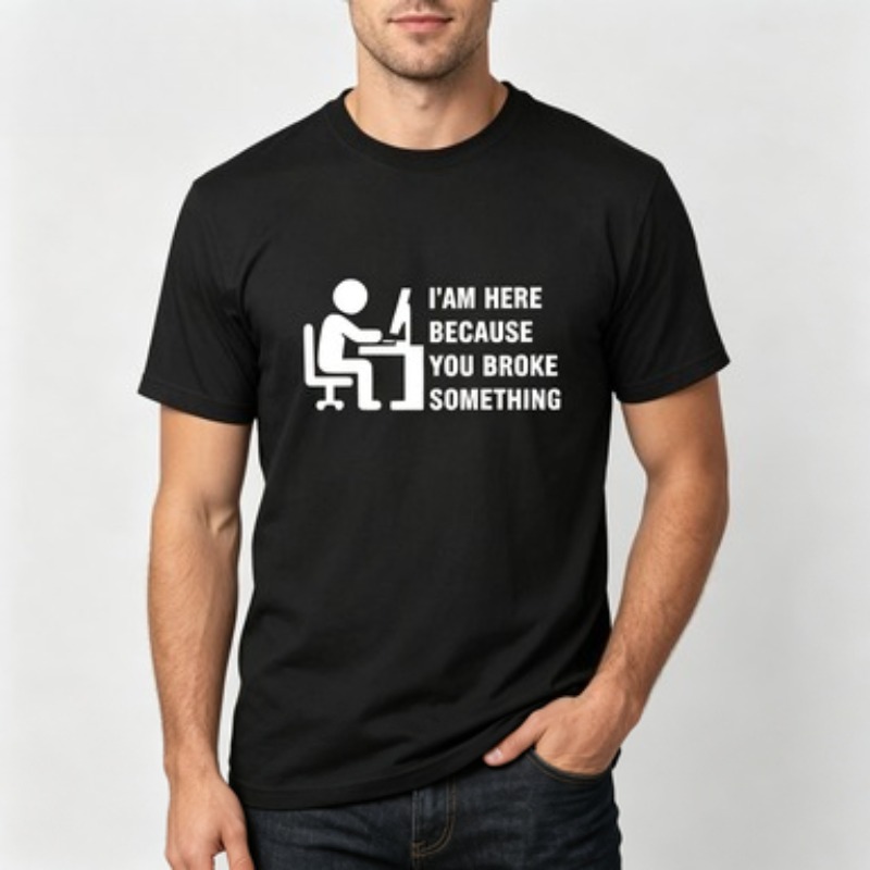 Soft Cotton Men T-shirt Tech S - The Office It Tech recension och pris