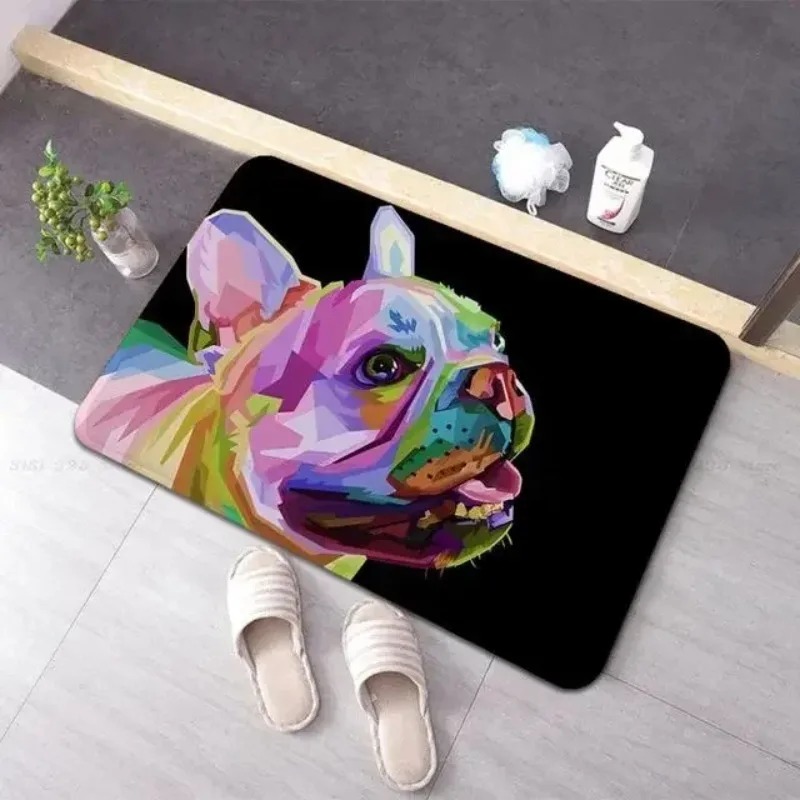 Abstract Topo Doormat Neon Blu - Office Tech And Space recension och pris