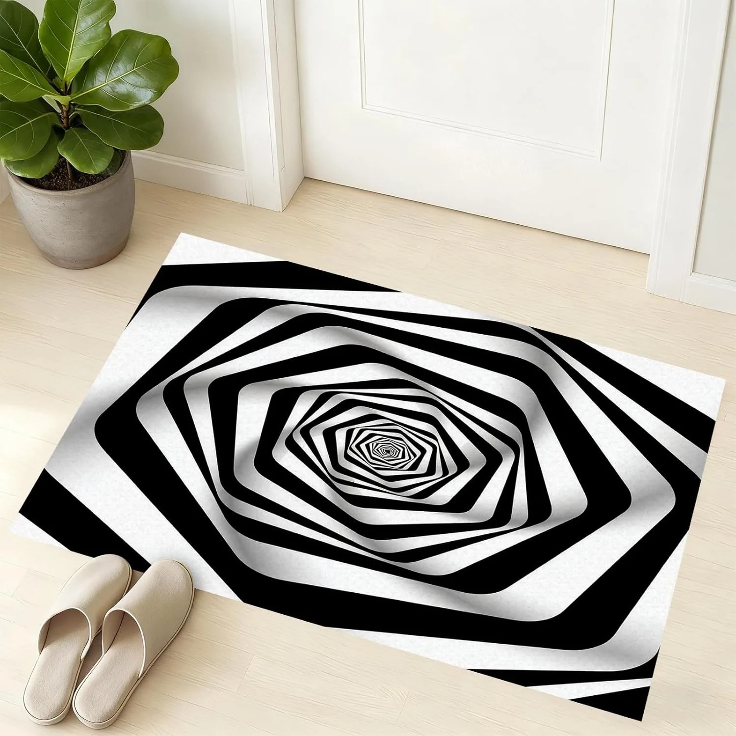 Abstract Topo Doormat Neon Blu - Office Tech And Space recension och pris