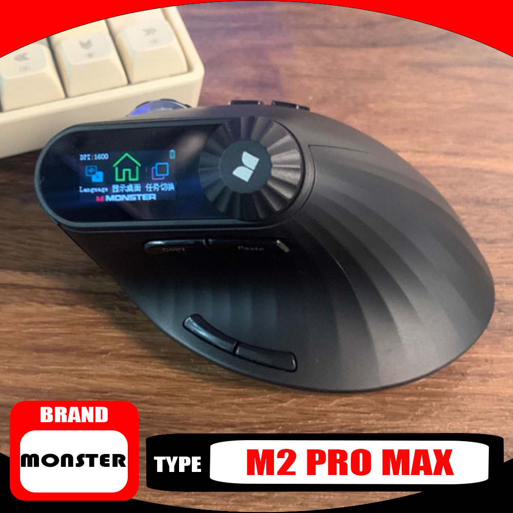 Monster M2 PRO MAX Gaming Mous - Ergonomic Mouse Vertical recension och pris