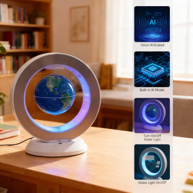 Levitating Globe Bluetooth Spe - Office Tech And Gadgets recension och pris