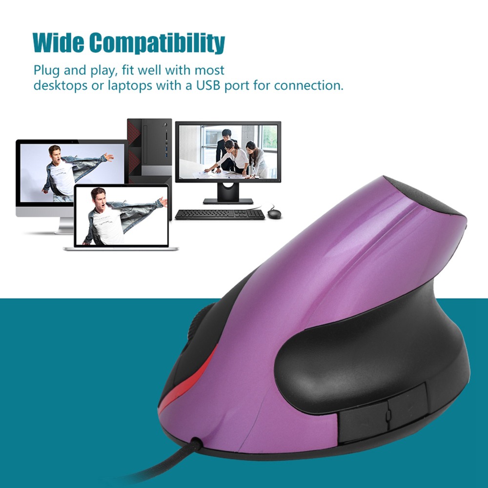 Comfort Grip 1200DPI Vertical  - Ergonomic Mouse Vertical recension och pris