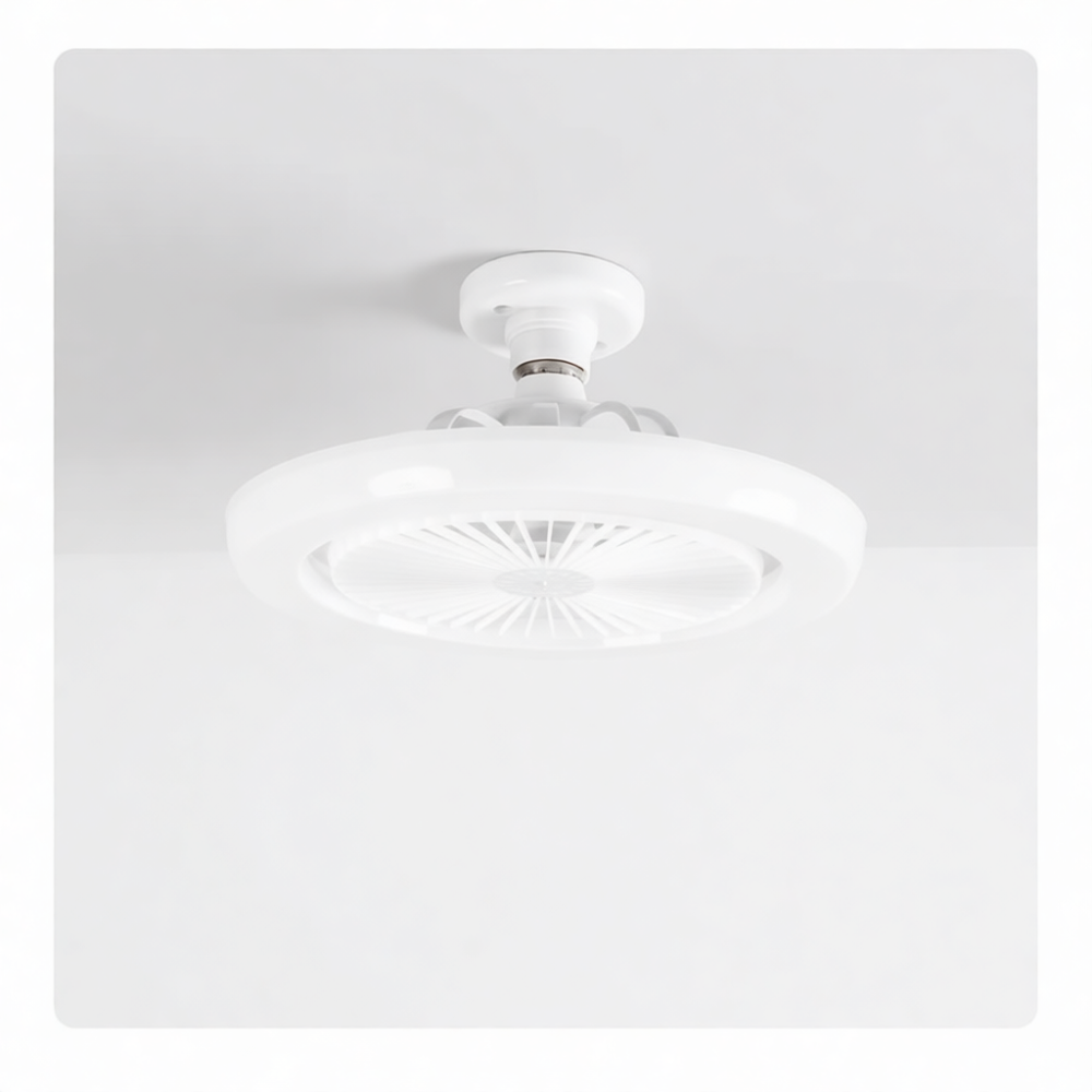 Personalized USB LED Clock Fan - Office Tech And Gadgets recension och pris
