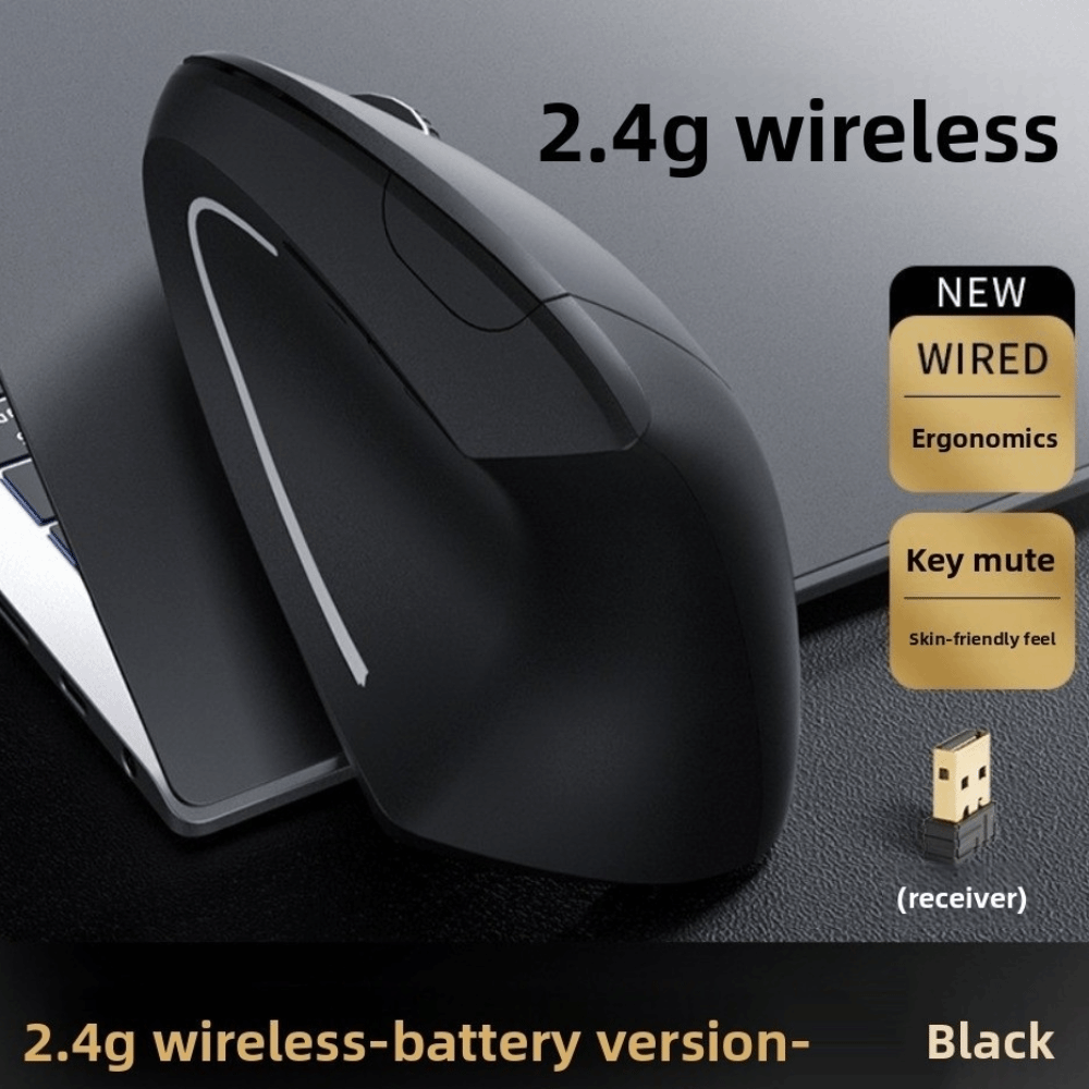 2.4G Vertical Mouse Silent Lum - Ergonomic Mouse Vertical recension och pris